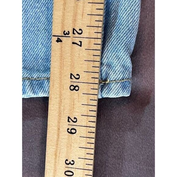 COS Womens Wide Leg Jeans Baggy Y2K Hipster High Rise Faded Light Wash Size 24 - Picture 7 of 7